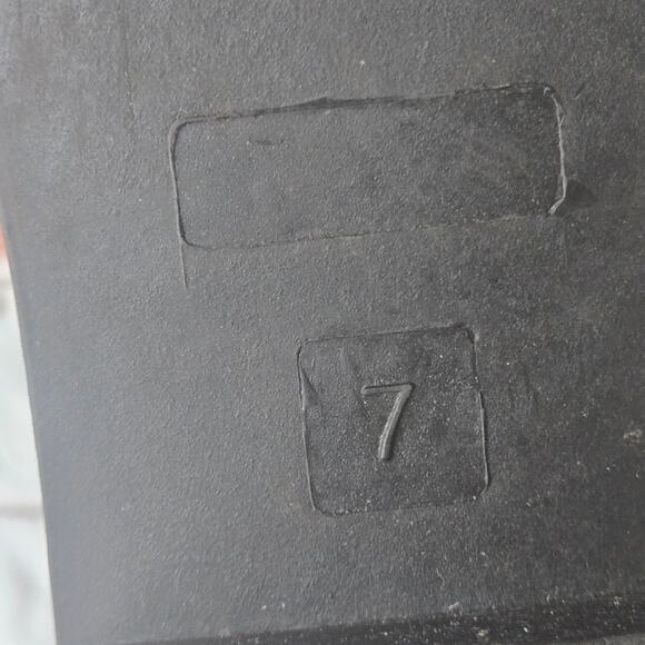 Nautica Rain Ankle Size 7 Slip On Waterproof Women's Black White Rubber Boot - Picture 7 of 7